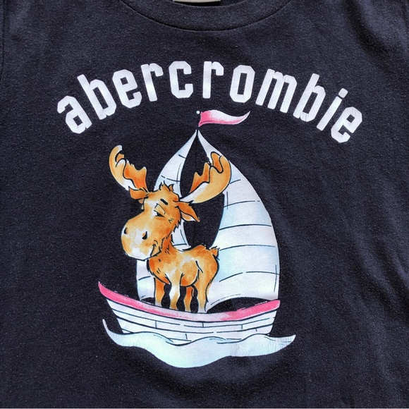 Abercrombie Kids Girls Moose Sailboat Graphic Tee - Picture 2 of 5